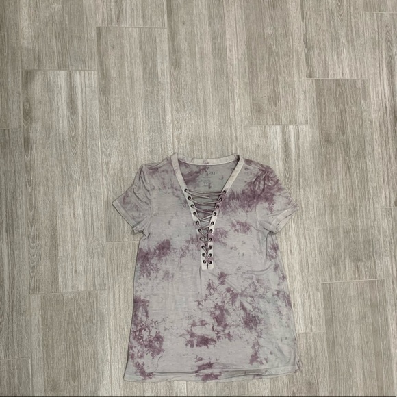 American Eagle soft & sexy tie die top - Picture 2 of 3